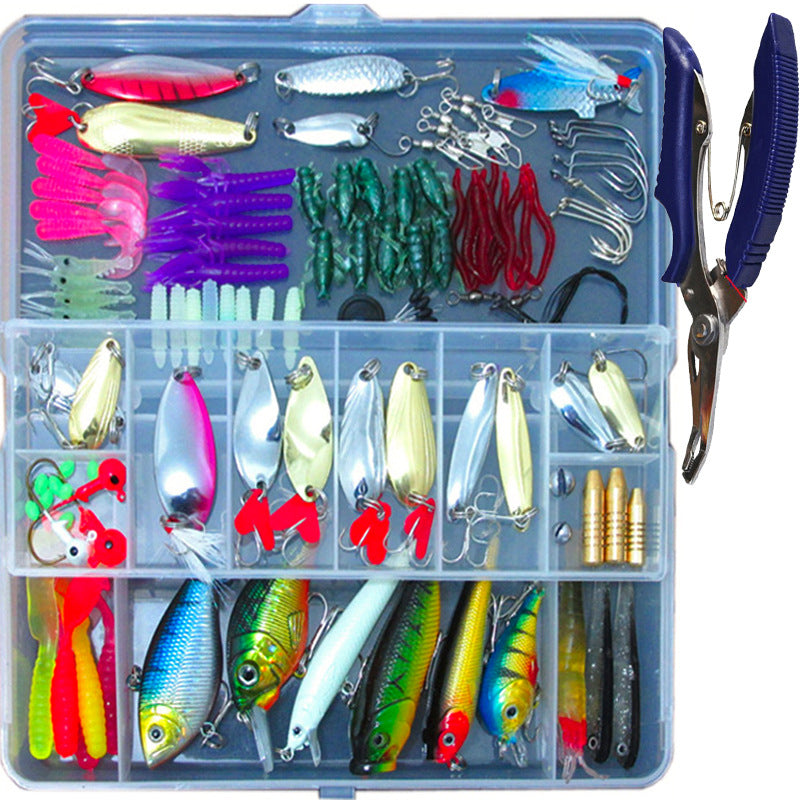 132-Piece Fishing Lure Kit with Tackle Box