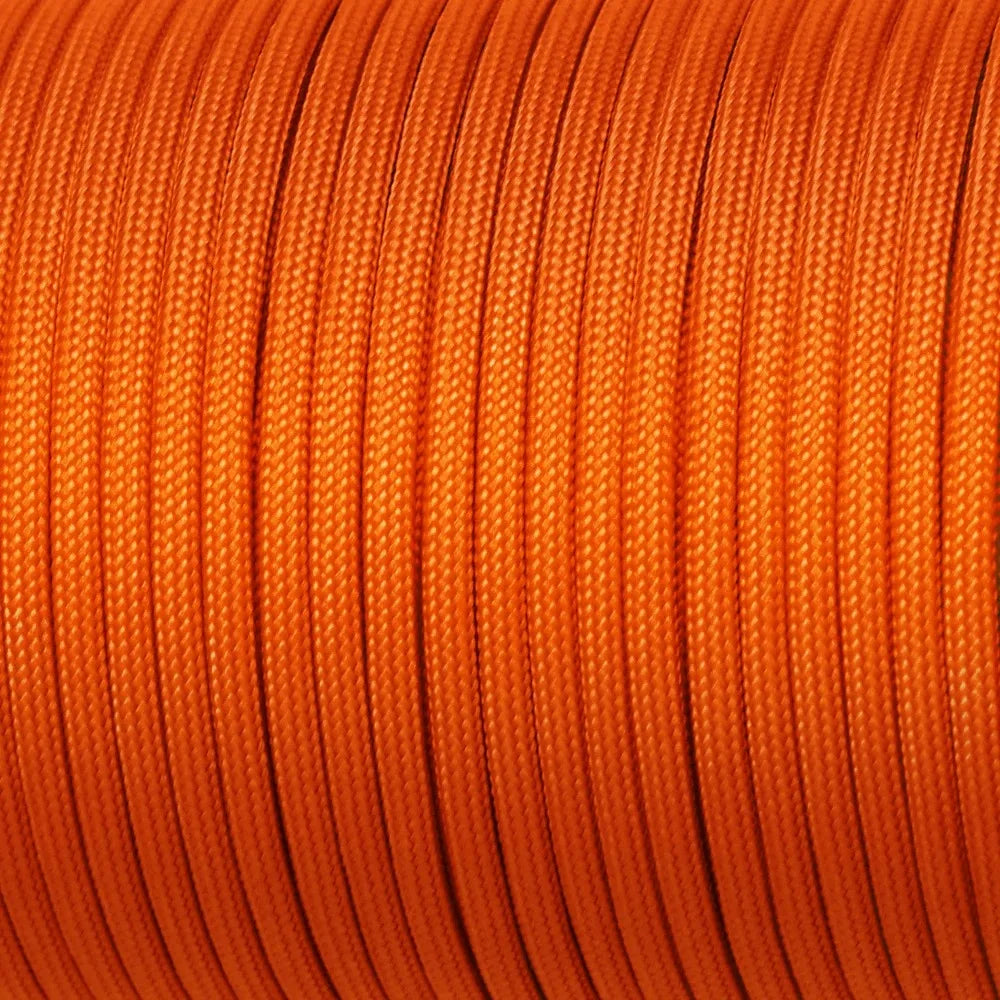 550 Paracord Rope - 7-Strand Survival Cord - Orange / 15m