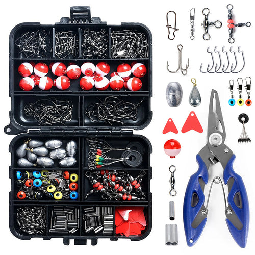 263-Pc Fishing Accessories Kit with Tackle Box - 263PCS / United States